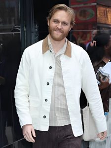 Wyatt russell new york 2025 white jacket front view