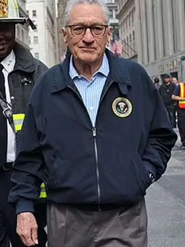 Robert de niro zero day bomber jacket front view