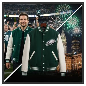 Read more about the article Bradley Cooper’s Philadelphia Eagles Jacket: When Celebrity Style Meets Team Pride