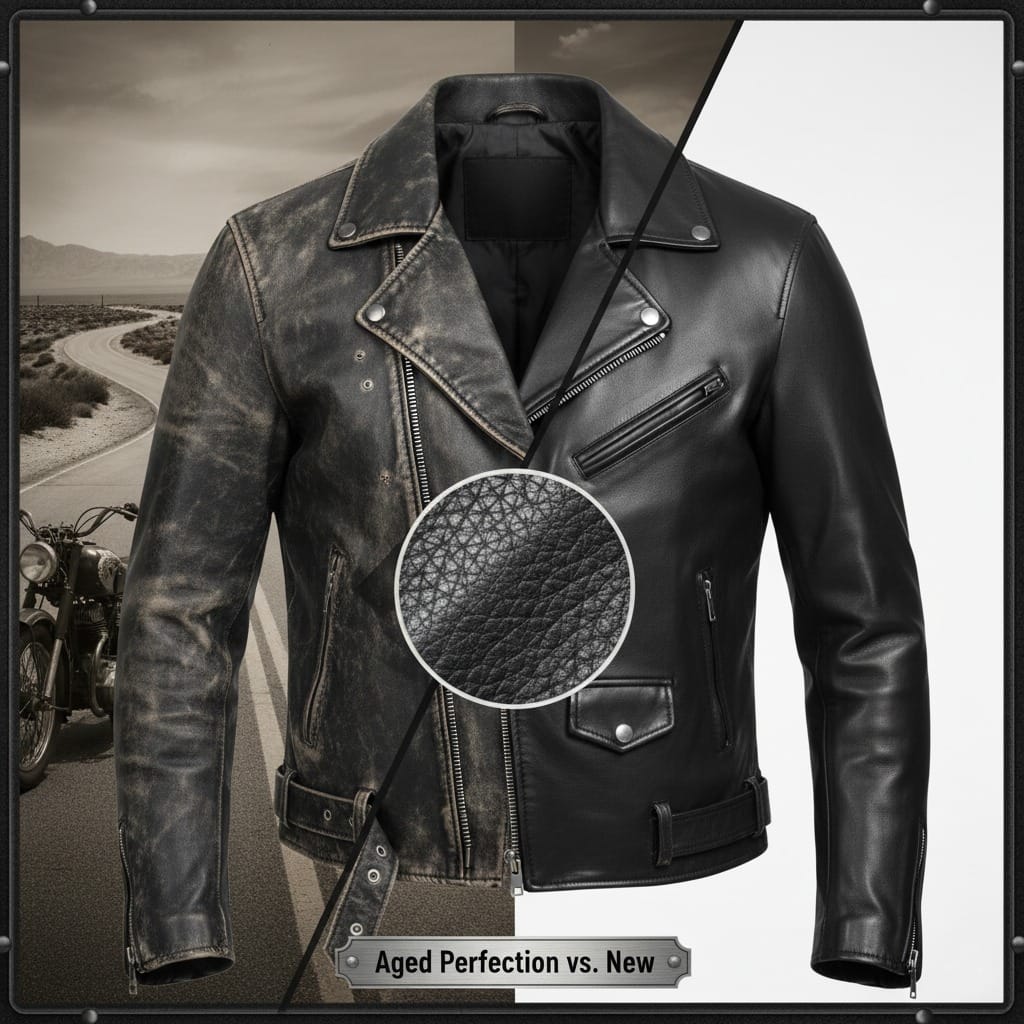 Read more about the article Why Distressed Leather Ages Better Than Smooth Leather