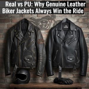 Read more about the article Real vs PU: Why Genuine Leather Biker Jackets Always Win the Ride