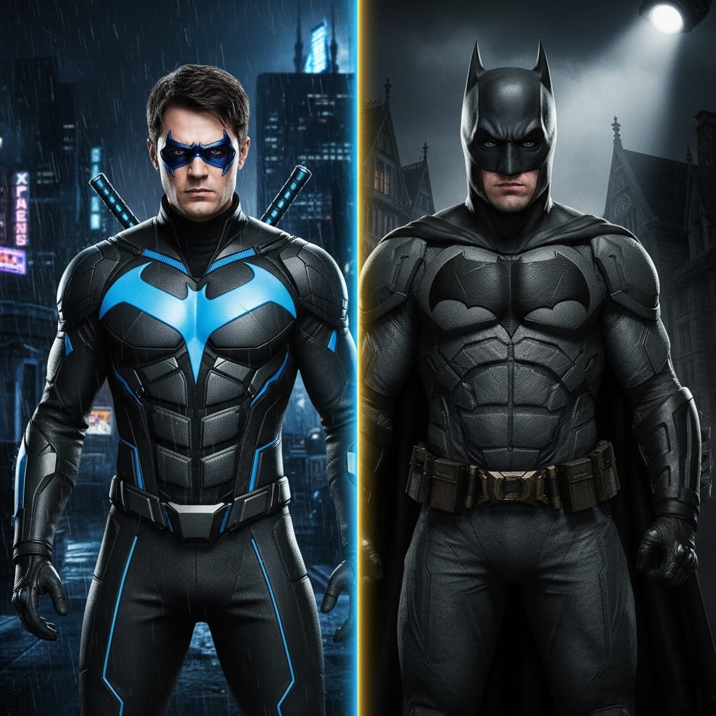 Nightwing vs Batman Costume – Who Truly Wears the Hero Within?