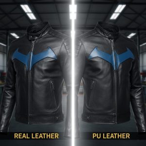 Read more about the article Real Leather vs PU Nightwing Jackets – What’s Worth Buying?