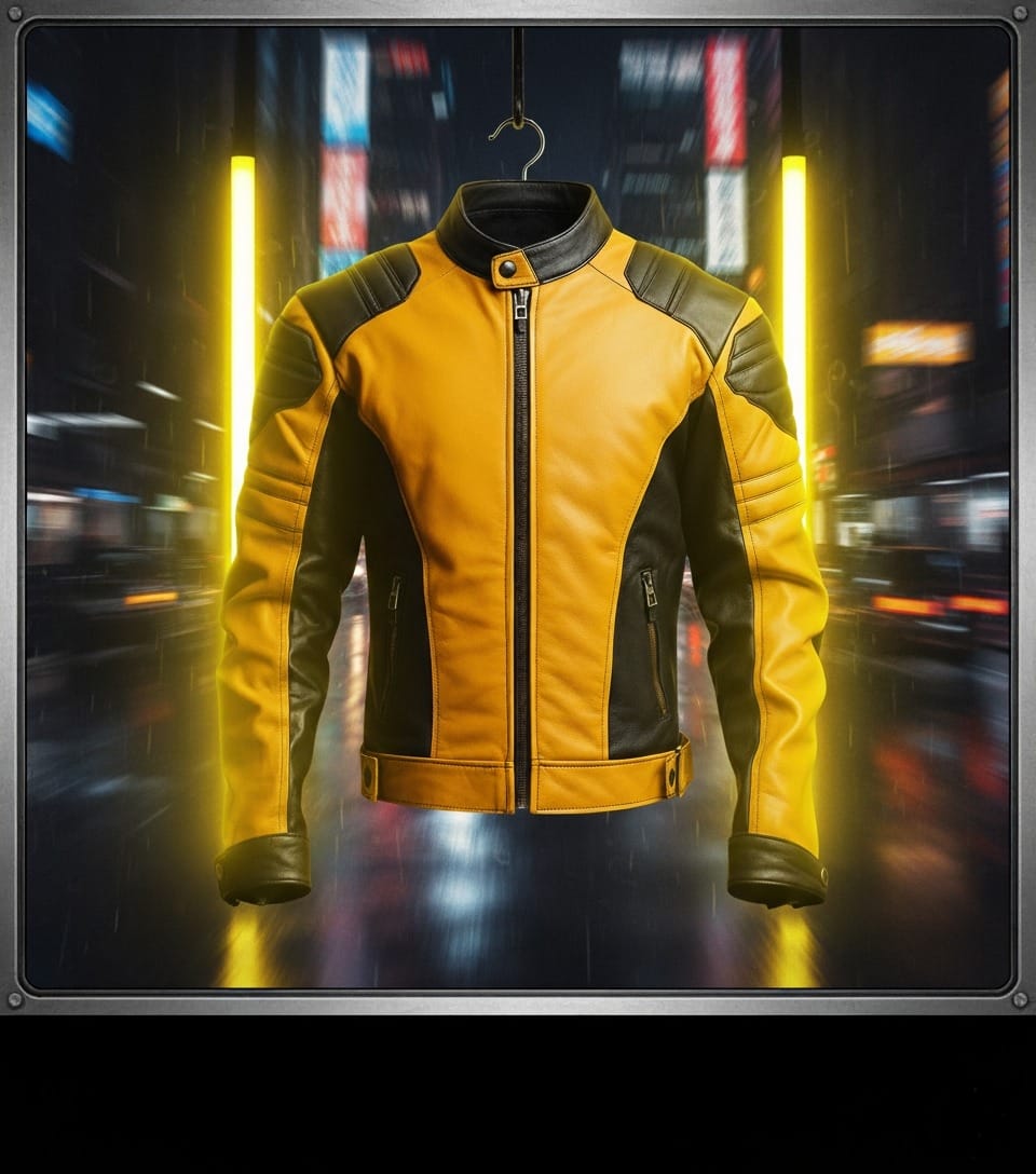 Read more about the article The Psychology of Color on the Road – Why the Black and Yellow Leather Motorcycle Jacket Turns Heads